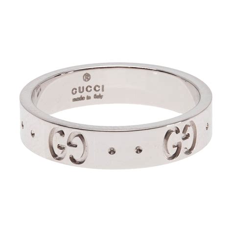 gucci icon diamond band|gucci textured icon ring.